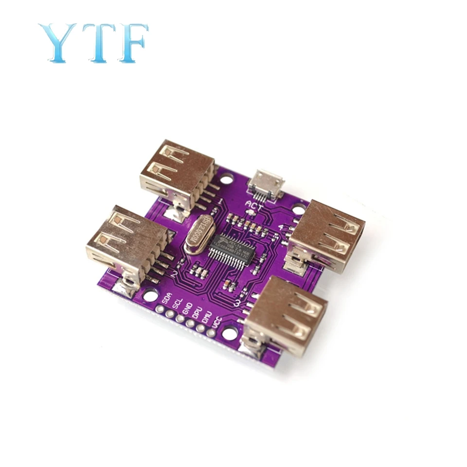 CJMCU-204 высокоскоростной USB 2 0 концентратор DC контроллер 4 порта usb-хаб 5V 500mA |