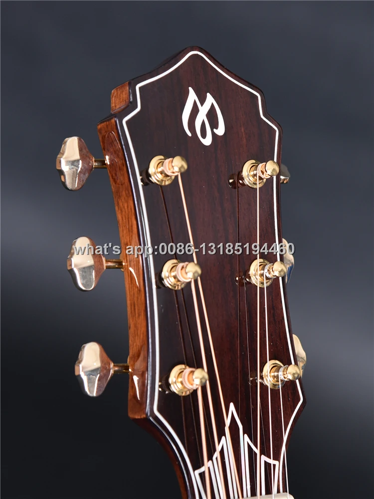 MOLLO brand M-A1 full solid mahogany acoustic guitars, guitar acoustic, acoustic electric guitars