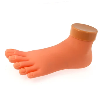 

Soft Practice Training Model Foot for Pedicure Salon Starter Toe Care Acrylic UV Gel Polish Practice Feet Equipment