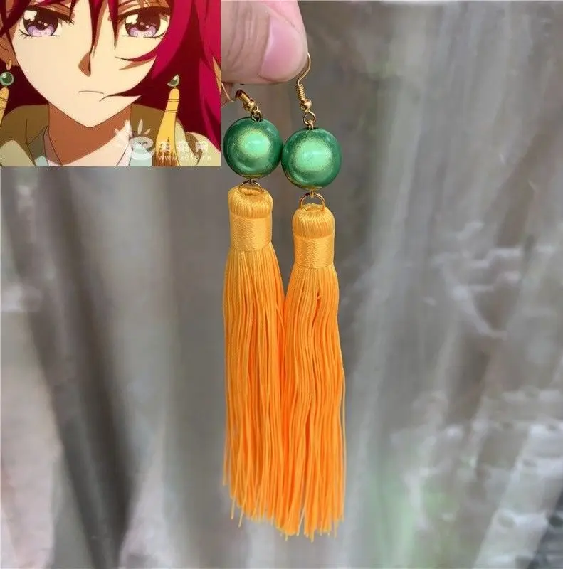 Аниме Akatsuki No Yona Hime серьги Крючки для ушей принцессы косплей ручная работа