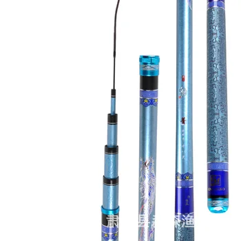 

High carbon material superhard fishing rod 3.6-9M telescopic rod taiwan fishing rod for big fishes