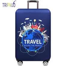 World Trip защитный чехол на чемодан тележка багажная сумка чехол для мужчин и женщин Толстый эластичный чехол для костюма чехол