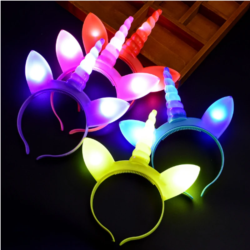 Led Light Up Flashing Headband Christmas led Headband Light Hair Accessories Party Led Party Supplies Gifts for The New Year (8)