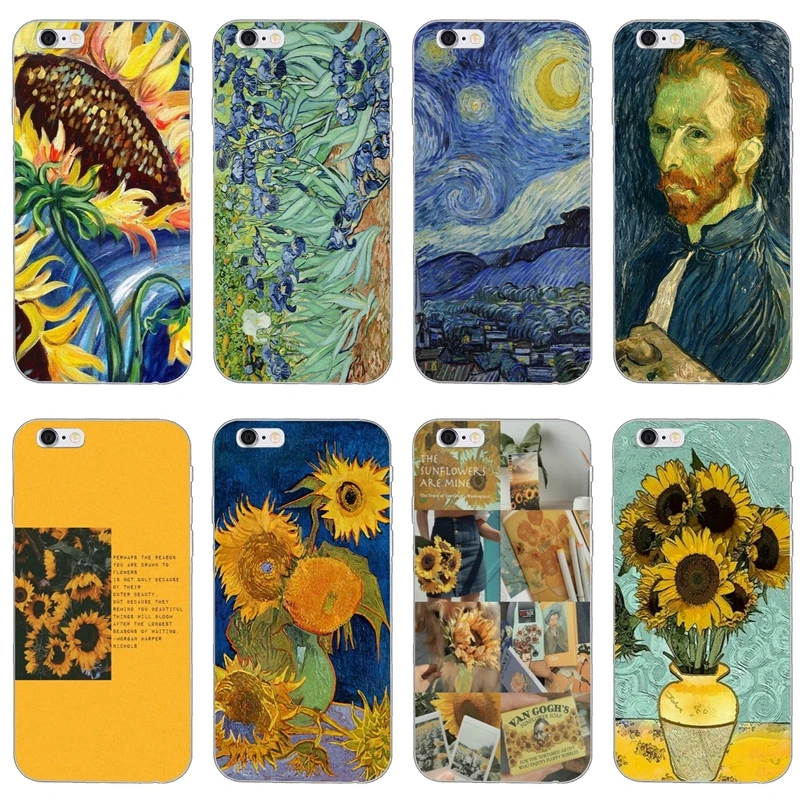 Van gogh sunflowers Daisy Flower cover case For Huawei Honor 20 10i 9x Lite 8s 8C 8X 7C 7X 7A 6C pro 6X 6A 5A 5C 5X 4c V10 | Мобильные