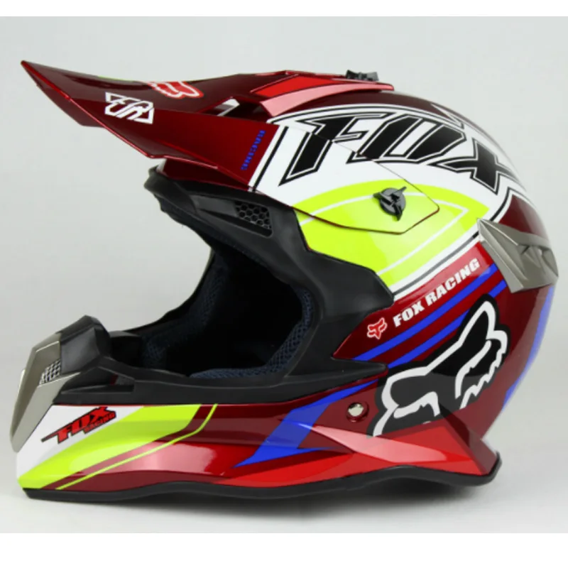 Полнолицевой шлем горный bikedownhike rashing горный крест-шлем с флагом casque moto cross Байкерский шлем capacete moto Mask