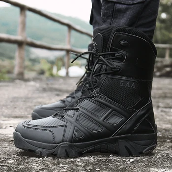 

Special Force Tactical Desert Combat Boots Men Autumn Military Boots Men 2019 Male Tracking Mens Tactical Boot Lace Up HX-030