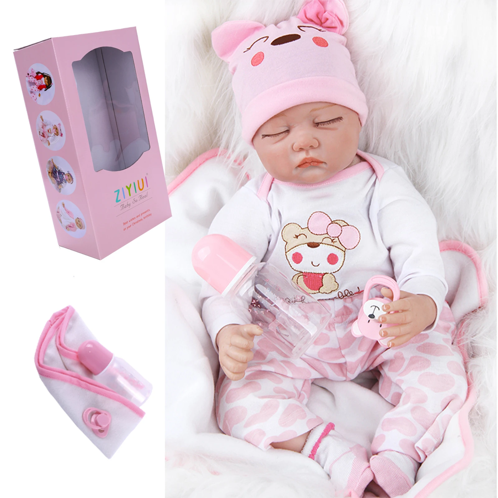 cojo compacto Arco iris Bebes Reborn Baby Doll 55 cm Realista Silicona Suave Hecho a Mano Ojos  Cerrados Bebé Recién Nacido Regalo de Cumpleaños Colección Personal  Anatómicamente Correcta Living Alone Acompañamiento|Renacer Muñecas| -  AliExpress