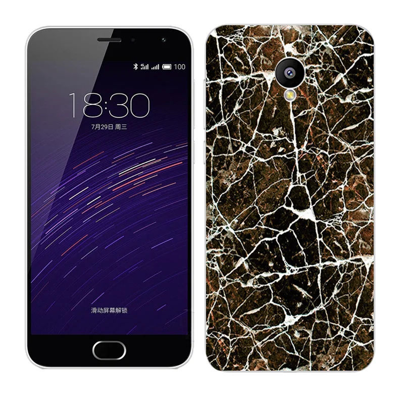Для Meizu 15 Lite M3 M2 M6 M5S Mini Силиконовый ТПУ чехол задняя крышка для Meizu MX6 M6T роскошные чехлы для телефонов Модные Окрашенные прозрачные Капа - Цвет: 22