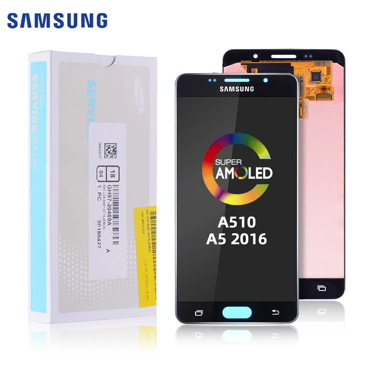 

Digitizer LCD Screen A510 Module For Samsun Galaxy A5 2016 Lcd A510F Replace On For Samsun Galaxy A5 2016 Lcd