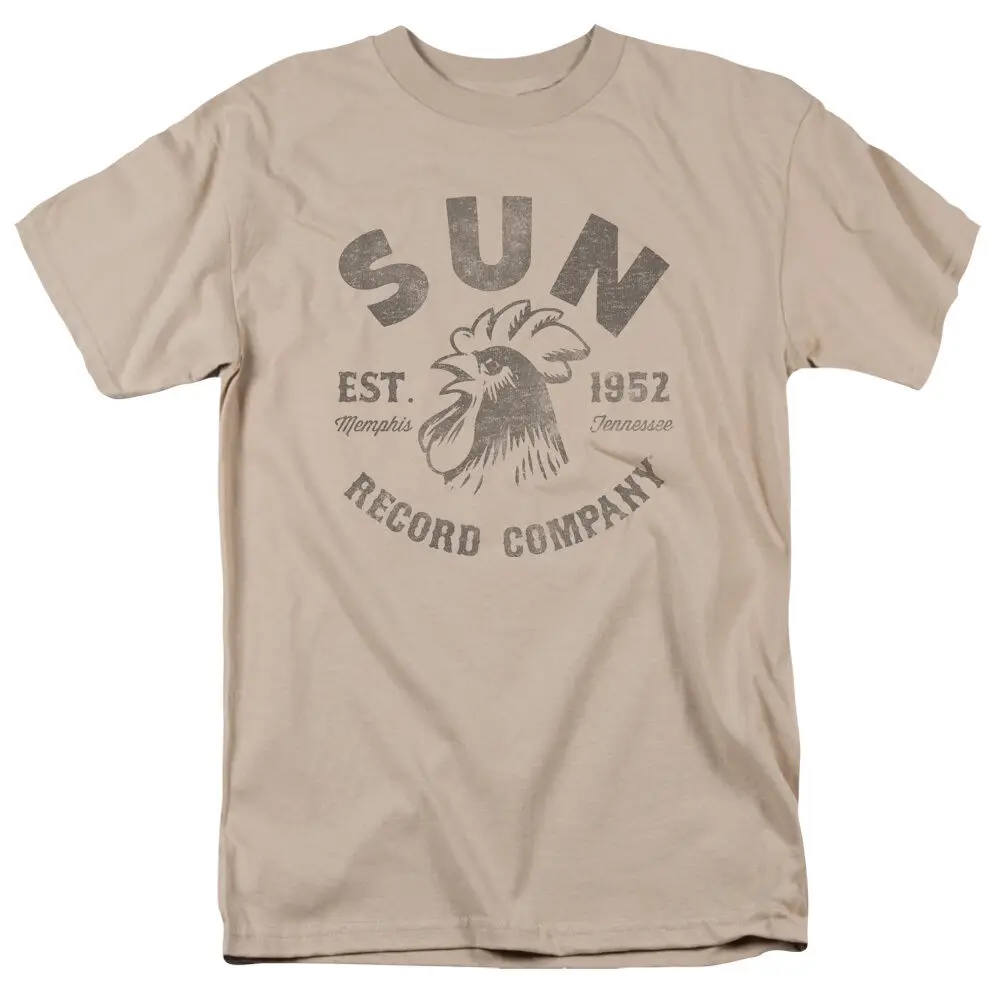 Sun Records винтажный логотип Лицензированная взрослая футболка все размеры
