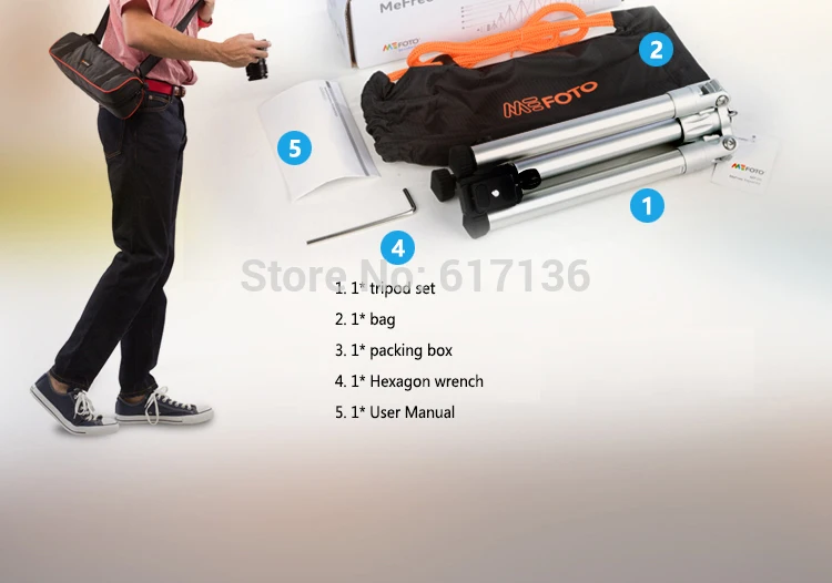 MeFoto MF05 Tripod 18