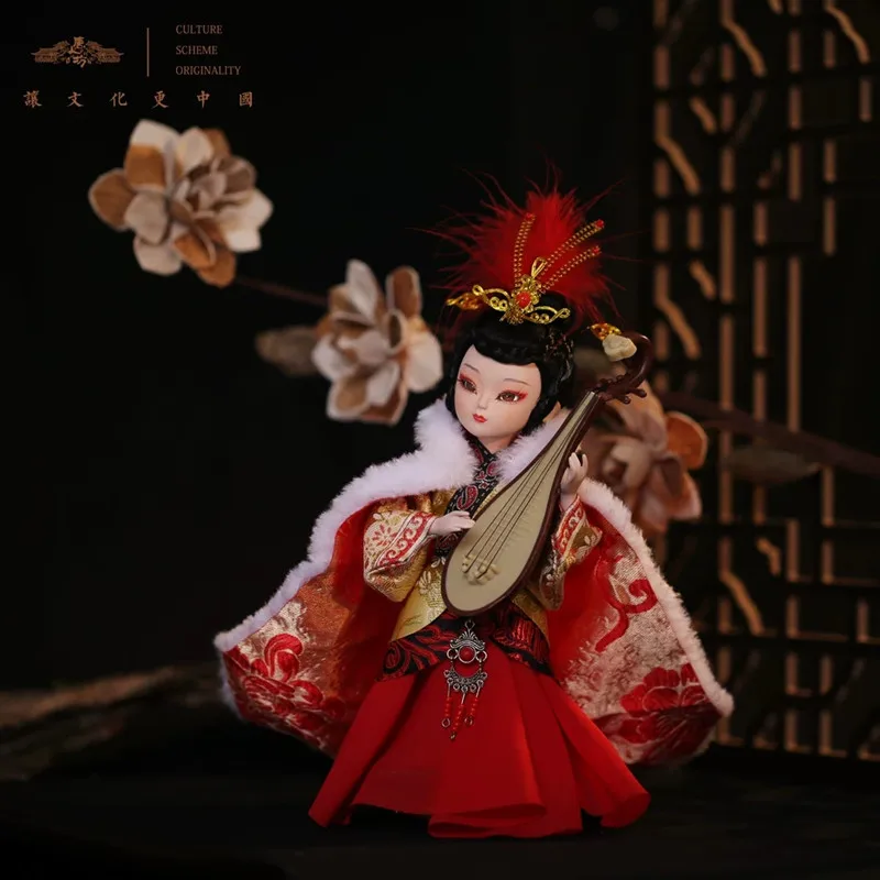 

Human Doll Four Beauties Beijing Intangible Cultural Heritage Chinese Style Craft Gifts Tabletop Decoration Limited Collection