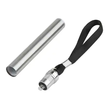 

Stainless Steel Mini Penlight Waterproof LED Flashlight Battery Portable Torch L