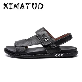 

Summer Outdoor Sandals Hot Sale Non Slip Comfortable Man Sandals High Quality Classic Beach Black Mens Shoes Lightweight