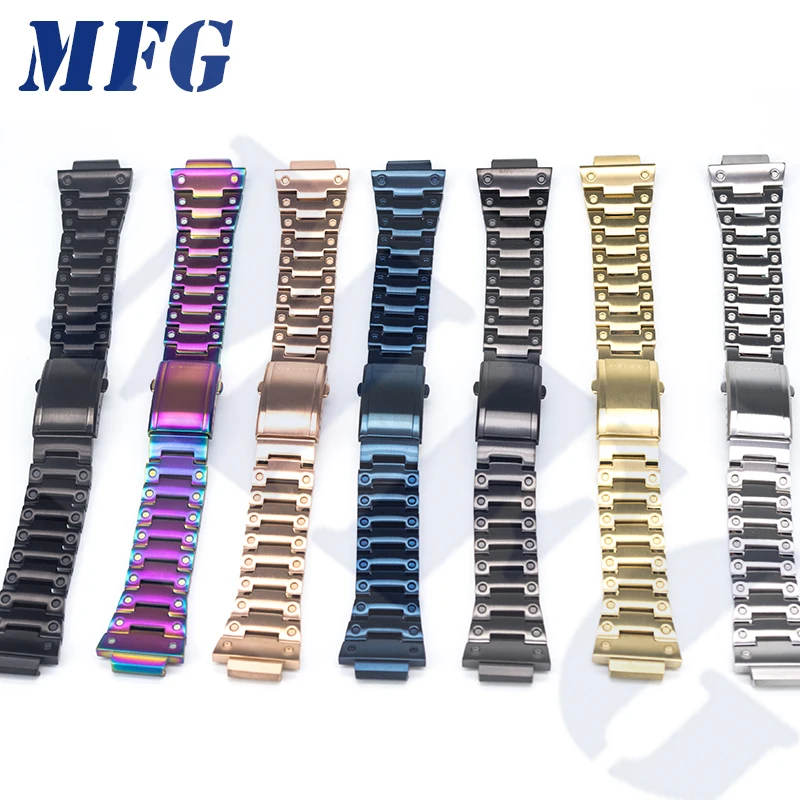 

Watch Band GWM5610 DW5600 GW5000 Metal Stainless Steel Watch Strap Bracelet Steel Belt Gift for Men/Women