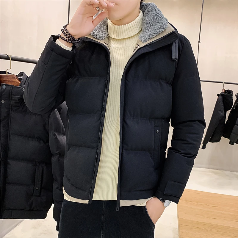 Черный Cheap wholesale new fall and winter hot sale women's fashion casual warm jacket men's coat - Цвет: Черный