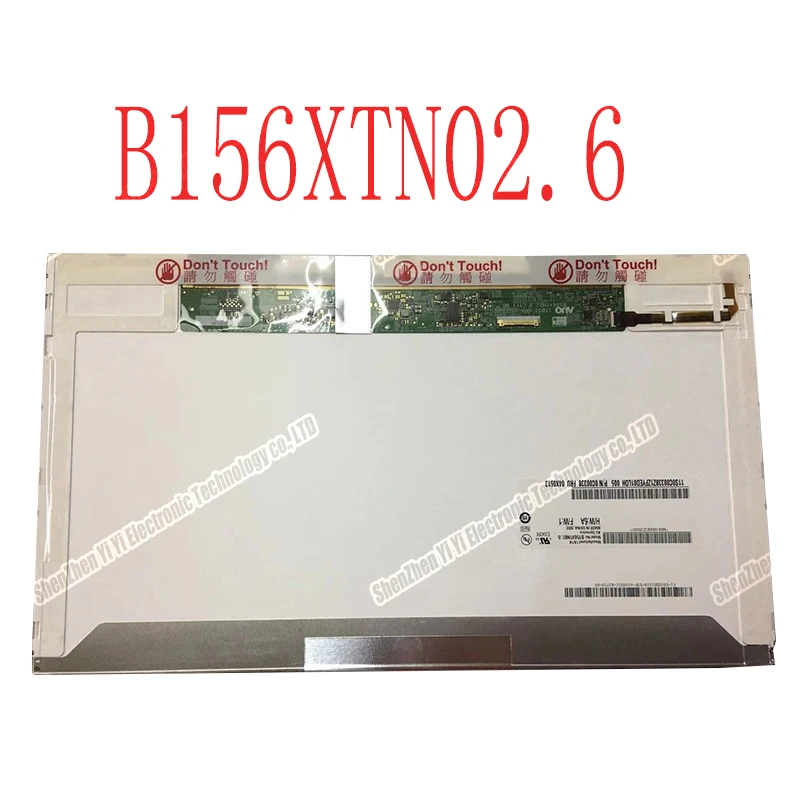 Substituição para B156xtn02.6 Nova Display Tela 1366×768 30pin Laptop Matte Matriz Lcd Led