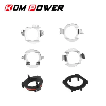 

KOM POWER 2Pcs H7 Socket LED Bulb Adapter Base Car Headlight Bulbs Holder Adapter Retainer Bulb Bracket Stand