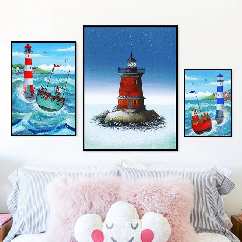 

5D DIY Diamond Painting Cartoon Seaside Cross Stitch Full Diamond Embroidery 3D Diamond Painting Christmas Gifts Home Decor