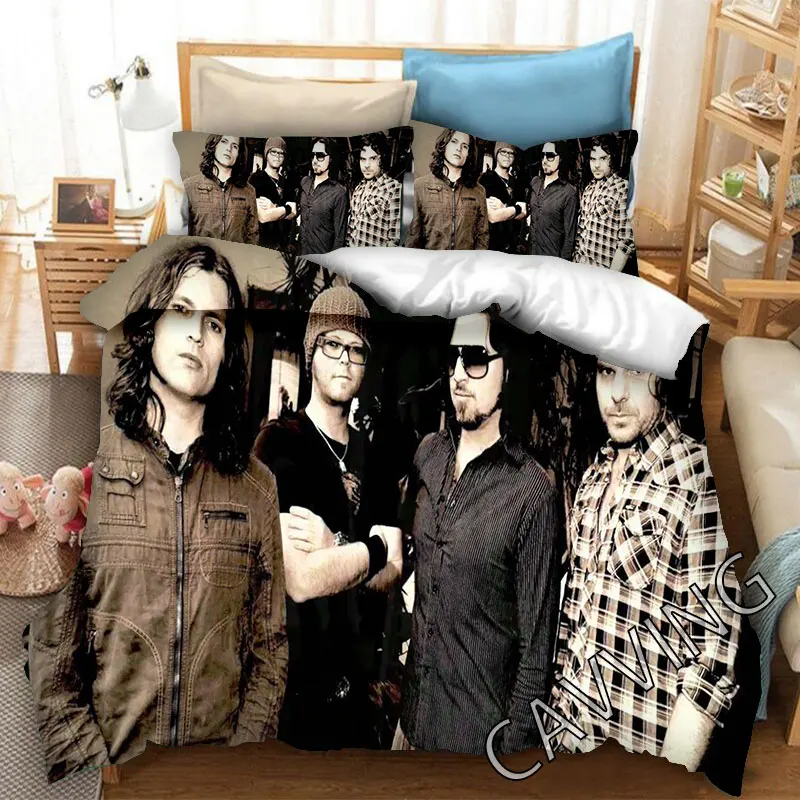 Rival Sons 3D Printed Bedding Set Duvet Covers & Pillow Cases Comforter Quilt Cover (US/EU/AU Sizes) 