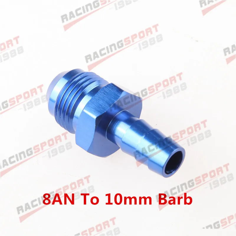 4AN 6AN 8AN 10AN 12AN до 4 мм 6 мм 8 мм 10 мм 1 ''прямой фитинг топливной линии - Цвет: BLUE