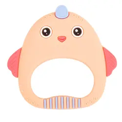 Подарок для кормящих младенцев форма курочки учебная зубная щетка пищевой портативный силиконовые игрушки-Жвачки безопасный мультфильм