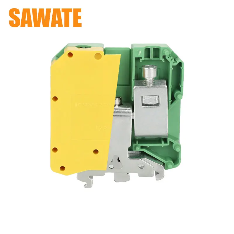 

10Pcs USLKG-50 Din Rail Wire Terminal Blocks CONTACT Connection Multi Conductor Cable Terminal USLKG-50 Wire Terminal Blocks