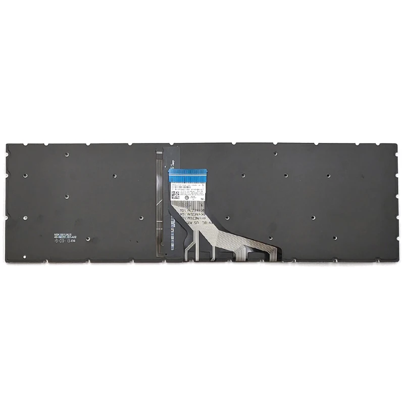 US Black Backlit Keyboard Replacement For HP 15-DW Series Laptops (Without Palmrest)