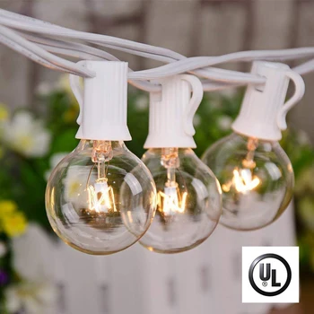 

Outdoor String Lights 25Ft Patio String Lights with 25 Edison Bulbs UL Listed Incandescent String Lights Garden/Backyard Party