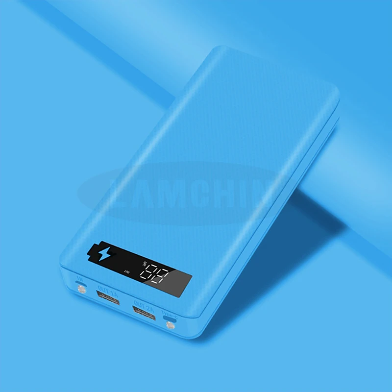 Тип C USB Батарея коробка Зарядное устройство чехол 8*18650 5V Dual USB Автомобильное зарядное устройство Мощность внешнего аккумулятора для IPhone11 X samsung S10 плюс с розничной посылка