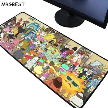 

MRGBEST Hot Morty Anime Speed Lockedge Large Natural Rubber Mouse Pad Waterproof Game Desk Mousepad Mat for Dota LOL CSGO L