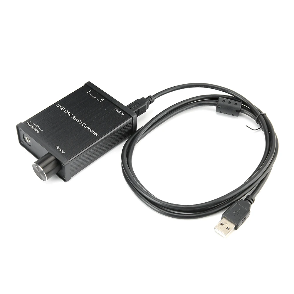 GV 022 USB звуковая карта Plug and Play DAC аудио конвертер адаптер для настольного ноутбука