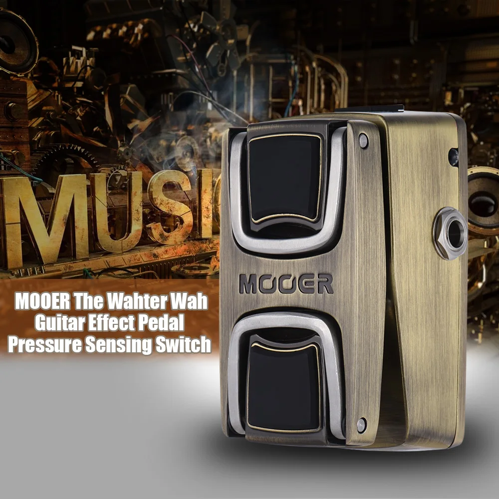 MOOER The Wahter Wah педаль эффектов гитары Датчик давления переключатель металлический корпус