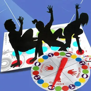 

Outdoor Sport Toy Gift Funny Kids Adult Body Moves Mat Board Game Group Cushion Cover Board game twist