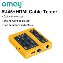 OMAY – testeur de câble réseau RJ45 RJ11 HDMI, détecteur de ligne, éléments de contrôle industriel multifonctions pour RJ45 RJ11 HDMI 