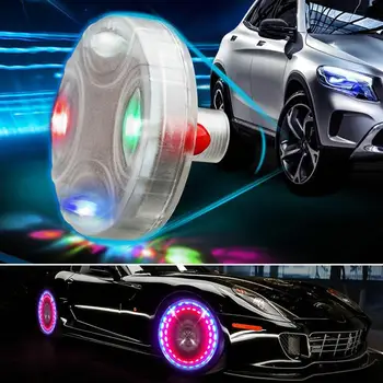 

Car Auto Wheel Hub Tire Solar Color LED Decorative Light Solar Energy Flash
