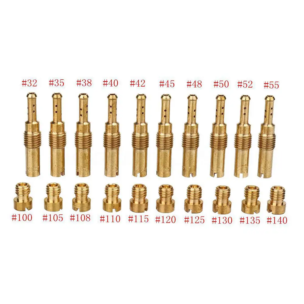 20 шт. карбюратор основные струи+ пилот струи для PWK Keihin OKO Carbs сопла мотоцикла