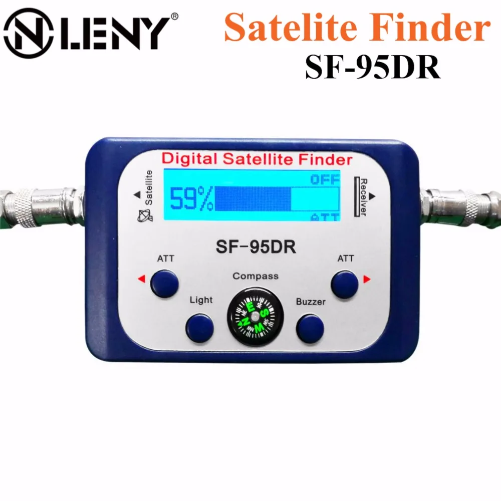 Onleny Digital Satellite Finder SF-95DR Meter Satlink Receptor TV Signal Receiver Sat Decoder DVB-T2 Satfinder