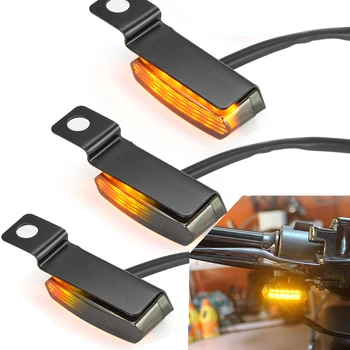 

M8 Emark Flowing Water LED Mini Turn Signal Light Blinker Light Indicators For Harley Honda Yamaha For Cafe Racer Scooter ATV