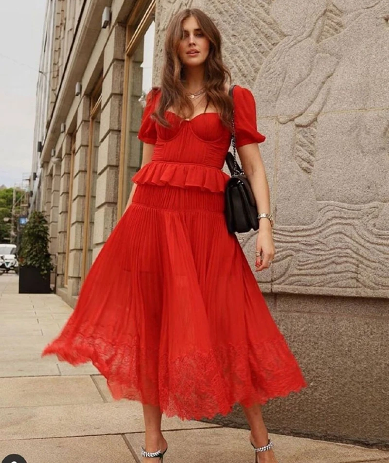 Красное Длинное Платье женское без спинки платья свадебное платье
