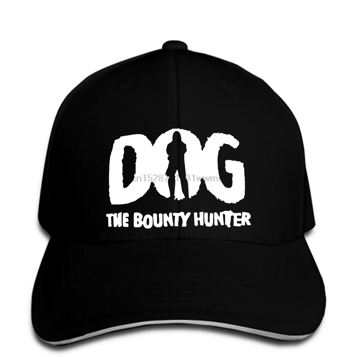 Мужская кепка-бейсболка с изображением собаки охотника за головами