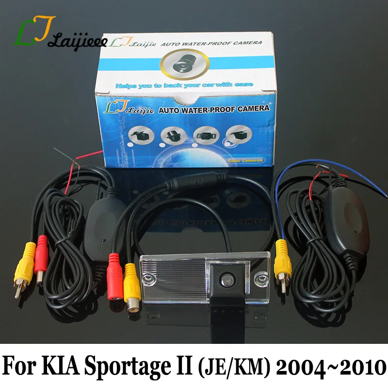 Автомобильная парковочная камера для KIA Sportage II JE KM 2004 ~ 2010 / RCA AUX беспроводная