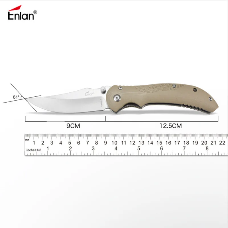 Enlan EW080 EDC Складной нож 8cr13mov лезвие G10 ручка охотничий Carambit кемпинг выживания тактическая утилита бушкрафт карманный инструмент