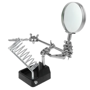 Preise Helfende Hand Reparatur Clamp Alligator Hilfs Clip Lupe W/Frühling Stehen