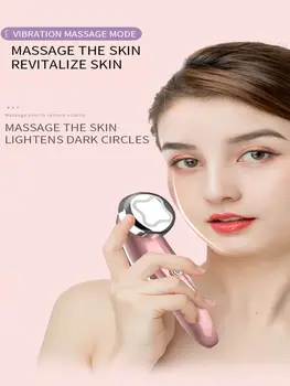 

LED photon therapy facial skin boosting skin rejuvenation vibration instrument EMS ion micro current mesotherapy massager
