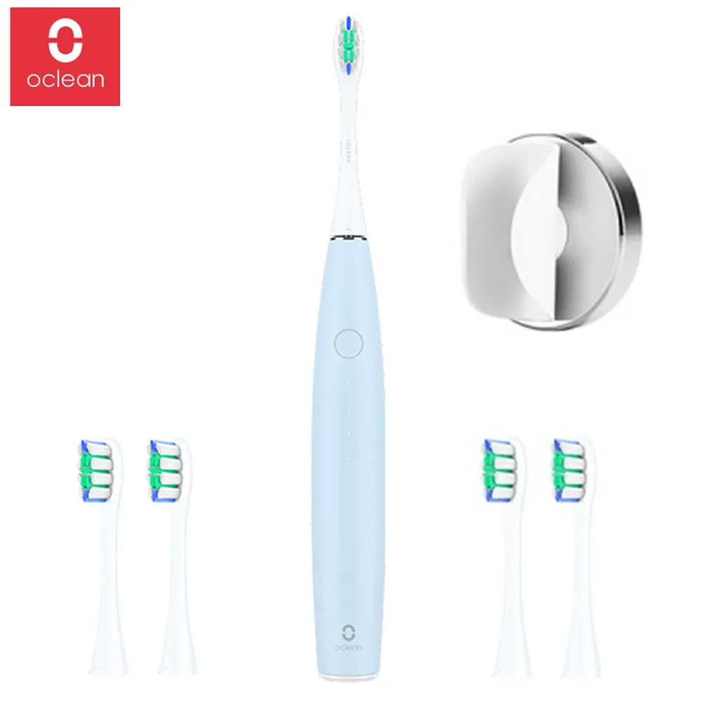 Meilleur Version mondiale Oclean SE brosse à dents électrique sonique brosse à dents électrique Rechargeable APP contrôle avec 2 têtes de brosse 1 support mural