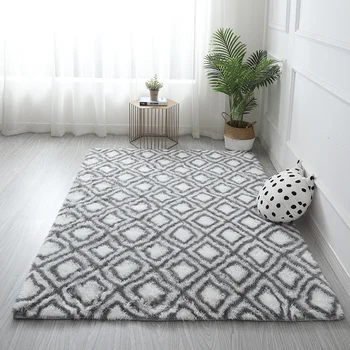 

New tatami rectangular carpet room plush crawling rug living room coffee table floor mat high-density sponge non-slip carpet
