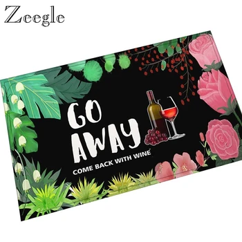 

Zeegle Floor Mat Go Away Doormat Nordic Absorbent Bathroom Floor Rug Foot Mat Washable Hallway Carpet Anti Slip Outdoor Door Mat