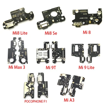 

New USB Charger Charging Dock Port Connector Flex Cable For Xiaomi Mi 9T A3 A2 A1 9 Se 8 Lite Max 3 Black Shark 2 POCOPHONE F1
