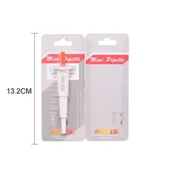 IKEME 10ul to 200ul Laboratory Pipette Dropper Fast Pipetting Portable Mini Pipette Environmentally Friendly Plastic Pipettes
